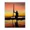 Stupell Industries Sunset Surfer Silhouette Canvas Wall Art Design by Amelia Noyes